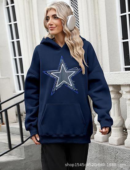 Hot-selling personalized printed hoodies, street-style trendy loose women's pullovers