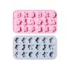 Cartoon Flower Leaves Shape Silicone Cookie Mold Uppercase Bows Chocolate Fondant Pastry Cake Decoration Tools DIY Sugar Forms