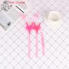 Hot Love Heart Double Straw Unique Flexible Drinking Tube Straws Bar Accessories