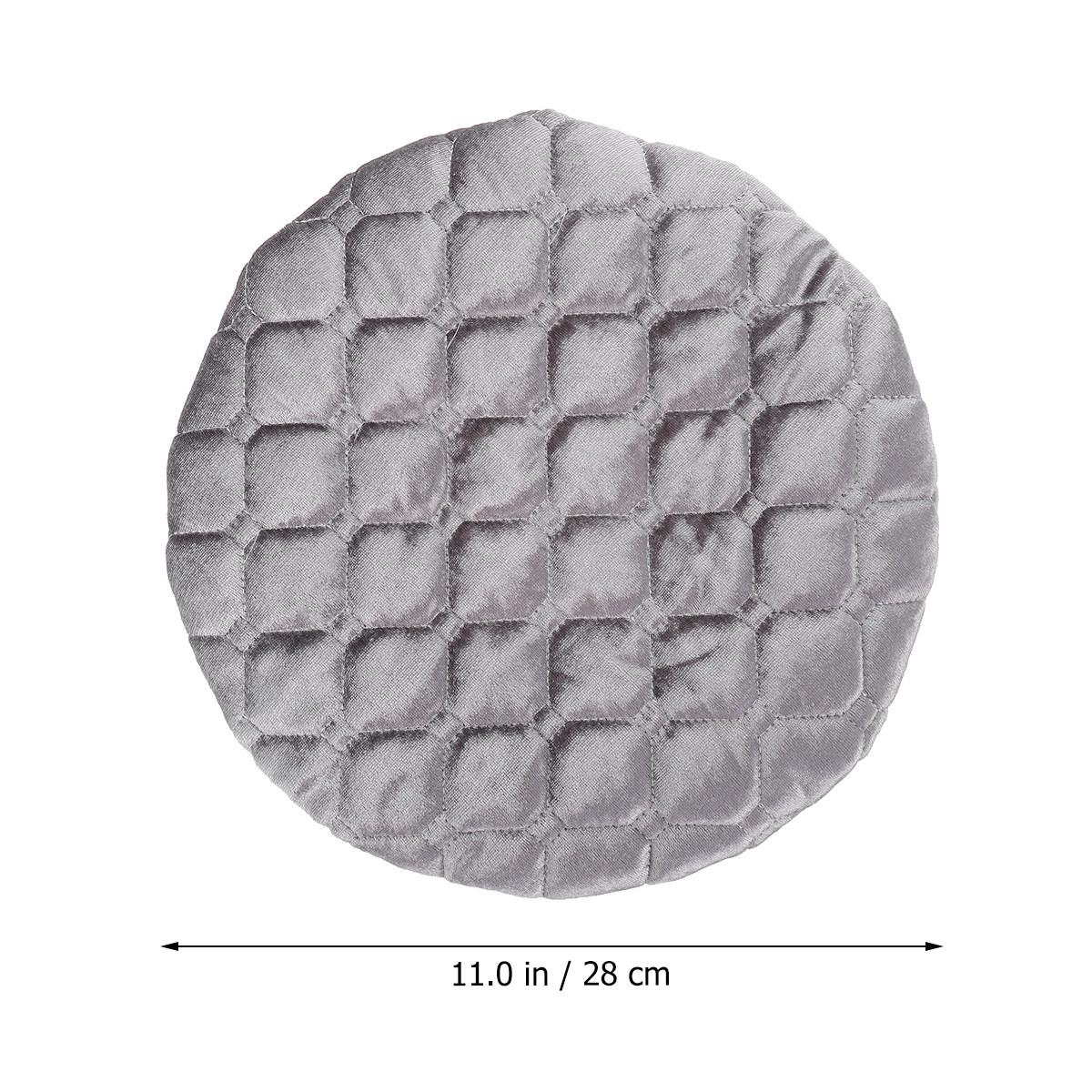 

1Pcs Seat Cover Chair Protector Elastic Stretchy Washable Solid Color Furniture Guard for Home Office Hotel Use Stool Protective серый