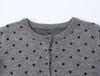 European and American style, new women's clothing, classic, foreign style, versatile, fashionable, polka dot cardigan sweater