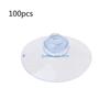 B0KB 100 Pcs Clear Suction Cups Without Hooks PVC Plastic Sucker Utility Sucker Pads