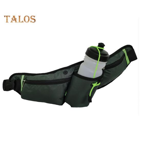 Sport-Gürteltasche mit Wasserflaschenhalter, verstellbarem Bund, Aufbewahrungstasche für Telefon-Wasserflaschen, reflektierende Streifen, mehrere Fächer, Hüfttasche für