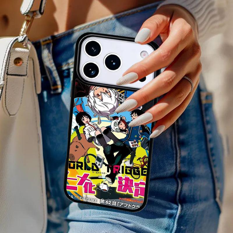 World Trigger Phone Case For iPhone 17 Air 14 15 13 12 Max Cover For Apple 16e 11 Pro Max Plus Coque