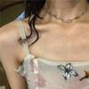 IF ME Silver Color Choker Necklace for Girl Women Love Heart Irregualr Fashion Necklace Trendy Neck Jewelry Wholesale
