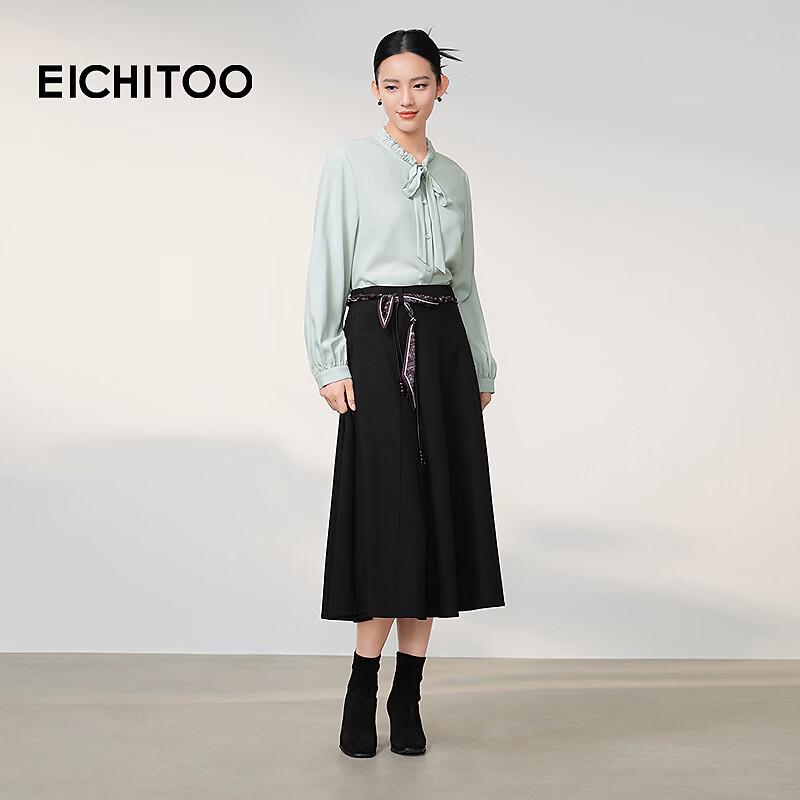 EICHITOO Women's Lyocell Blend Long-Sleeve Shirt