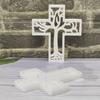 Creative Silicone Crossed Mold Easy Demolding Mold For Handmade Gift Religious Decors And Craft Project Making Essential