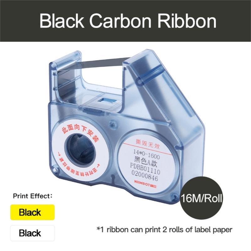 Colorful Carbon Tape Ribbon Thermal Transfer Printer Refill Tape Replacement Ribbon Cassette for B18 Machine Accessories