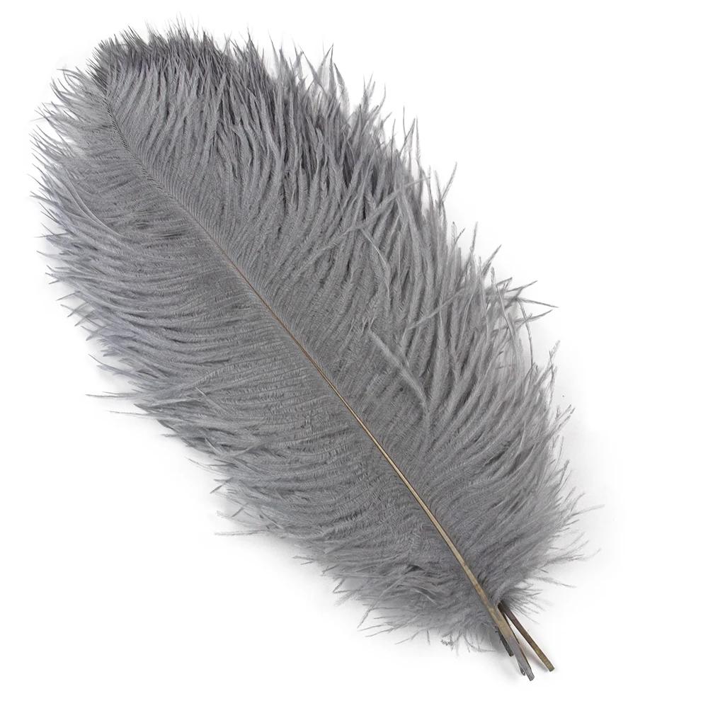 20-45Cm/8-18Palců Barevná Pštrosí Pera 10Ks/Lot Bílé Pštrosí Peří Velkoobchod Pro Svatbu Domů Váza Osvětlení Plumas Dekorace