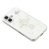 For iPhone 16 Case Electroplated Epoxy Metal Decor TPU + Acrylic Phone Cover Precise Cutouts