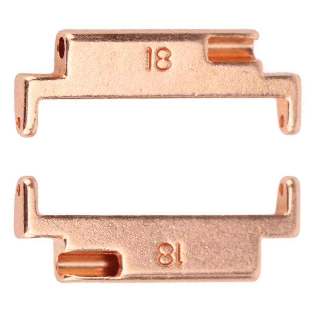 1 Par Adaptador de Pulseira de Metal para Relógio Adaptador de Conexão de Pulseira de Relógio Adaptador de Conexão de Aço Inoxidável