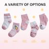 5Pairs CarToon Baby Socks Cute Rabbit Print Cotton Newborn Childrens Socks Girl Kid Soft Knit Toddle Sleeping Socks 0-8 Years