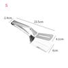 Stainless Steel Frying Shovel Clip Multifunctional Steak BBQTongs Pancake Fried Pizza Steak Fish Spatula Bread Kitchen Tool