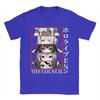 Hololive EN Council Panel Graphic Printed T Shirt Men Women  Pure Cotton  Tee Shirt Clothing