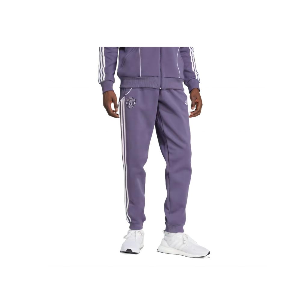 Adidas Manchester United Fashion Versatile Simple Comfortable Lace-Up Knitted Sports Pants Men bottoms JN2828