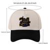 Color Matching Hardtop Five-piece Baseball Cap Women's Team Number Black Mamba Breathable Cap Outdoor Sun Hat