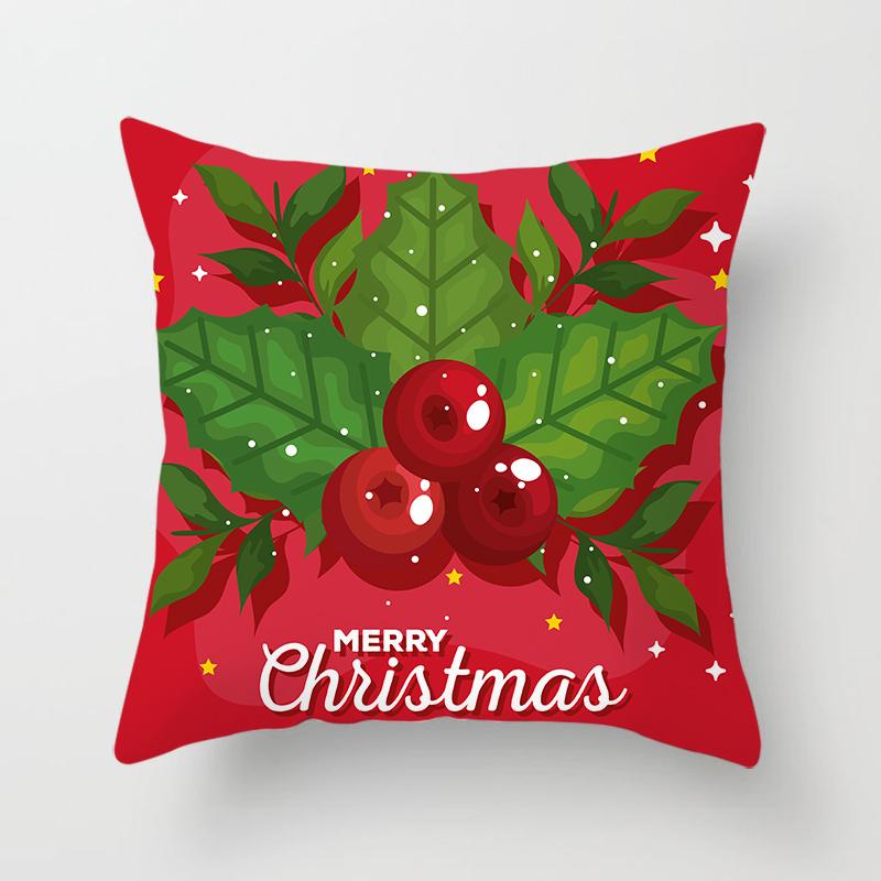 Christmas Home Pillow Covers Christmas Printed Bed Home Decor Cushion Covers Christmas Decor Pillow Covers