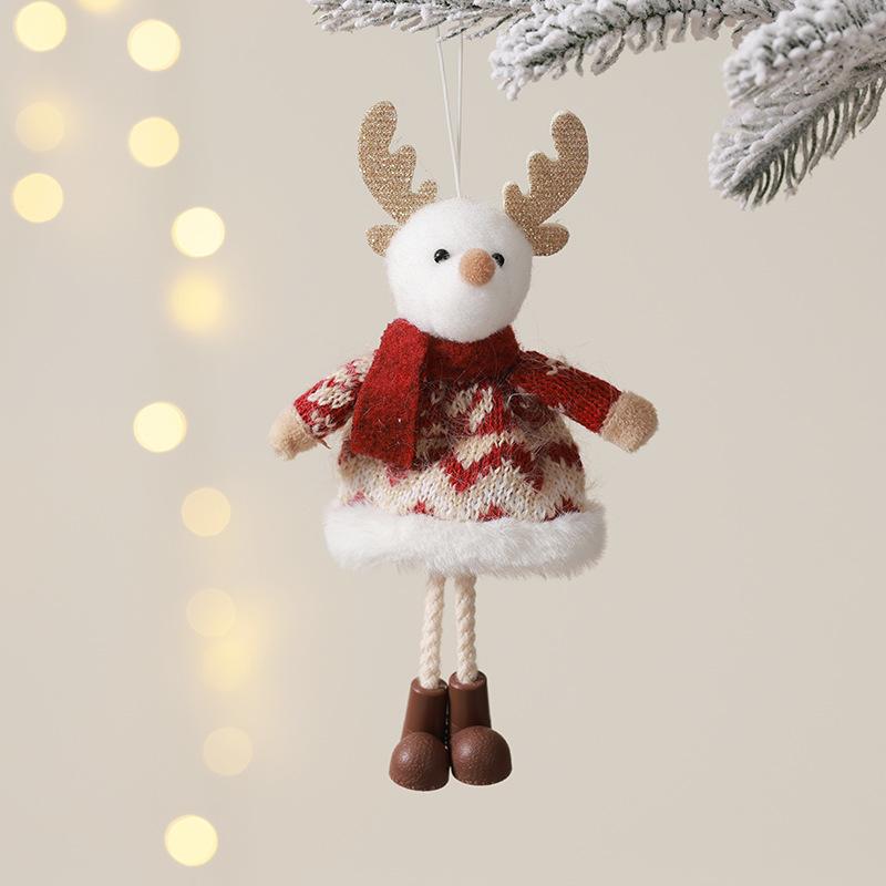 WTEMPO Christmas Angel Doll Decoration Christmas Tree Hanging Ornaments with Rope Thanksgiving Day & Birthday Gifts, New Year Special Presents