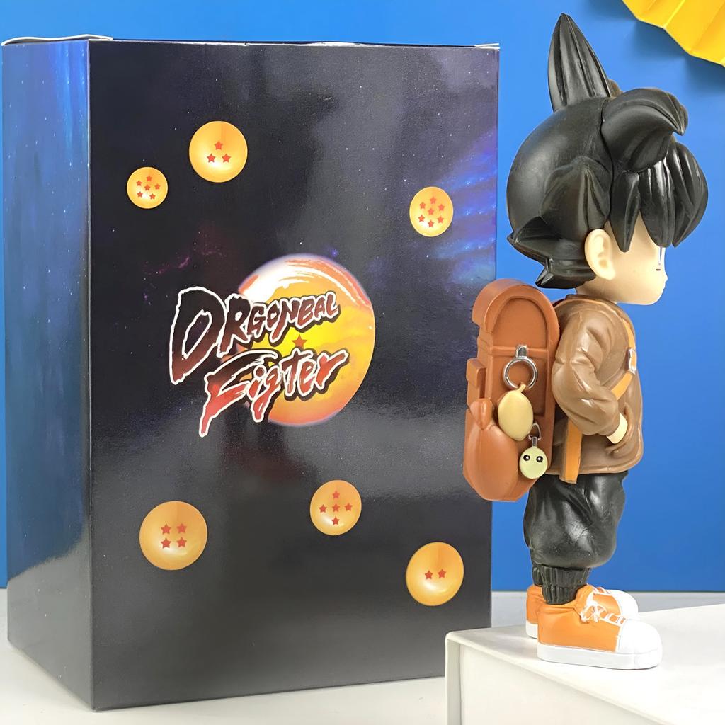 13cm Son Goku Figure Dragon Ball Super Figurine Cute Mode Figure Statue DBZ Model PVC Collectible Toys Ornament Gifts Toys