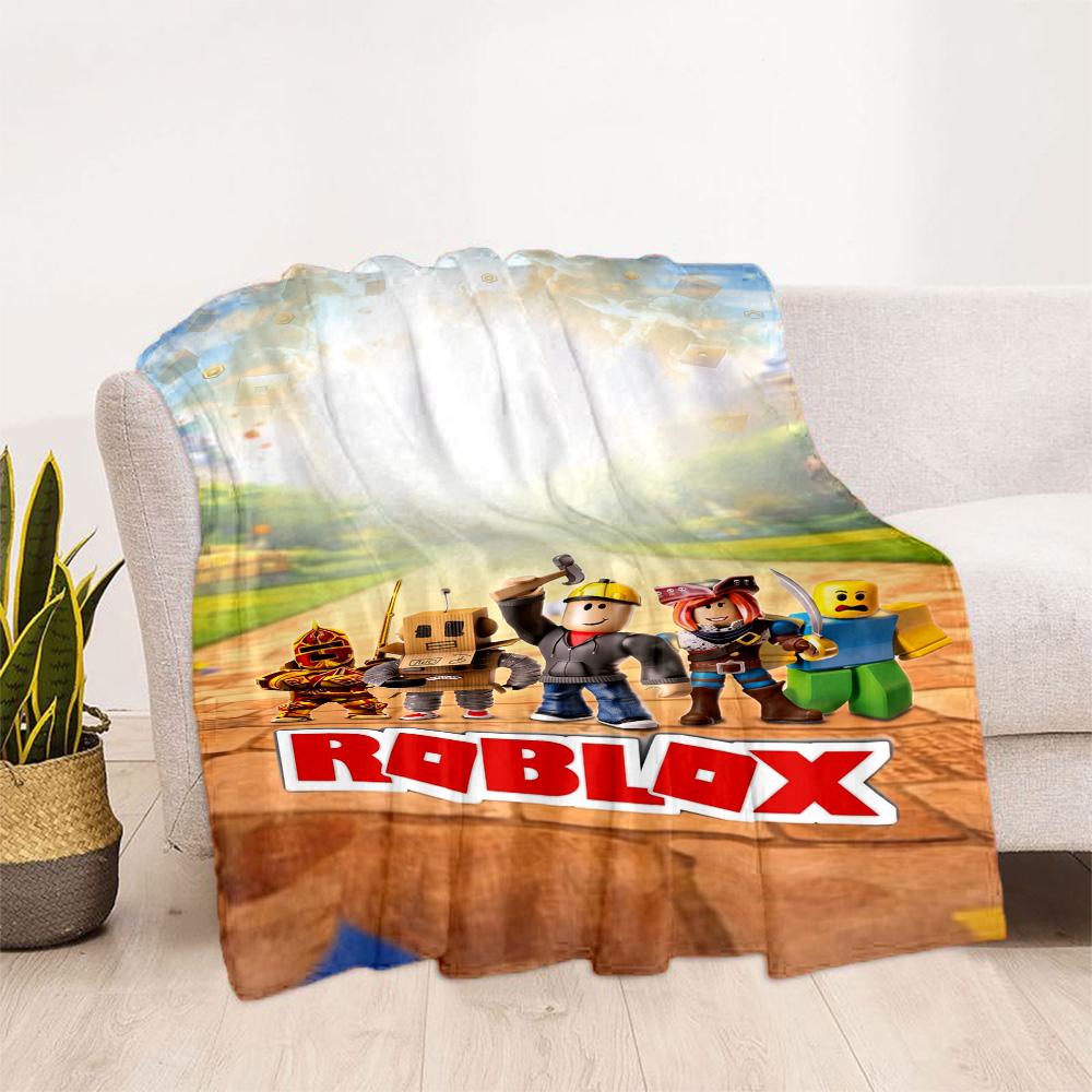 Roblox 199 Blanket Comfortable Suitable for Livingroom Office Chair Couch Four Seasons Universal Warmthful Decor