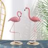 Flamingo Interior Decor Pink Ornament Cute Decorative Resin Bird Ornament Set of 3 HP0131 of (YISHUI) (Set 3)