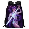 Neue Kpop Hexenjägerin Mädchengruppe Schultasche High-Definition-Druck Lässiger grenzüberschreitender leichter Rucksack