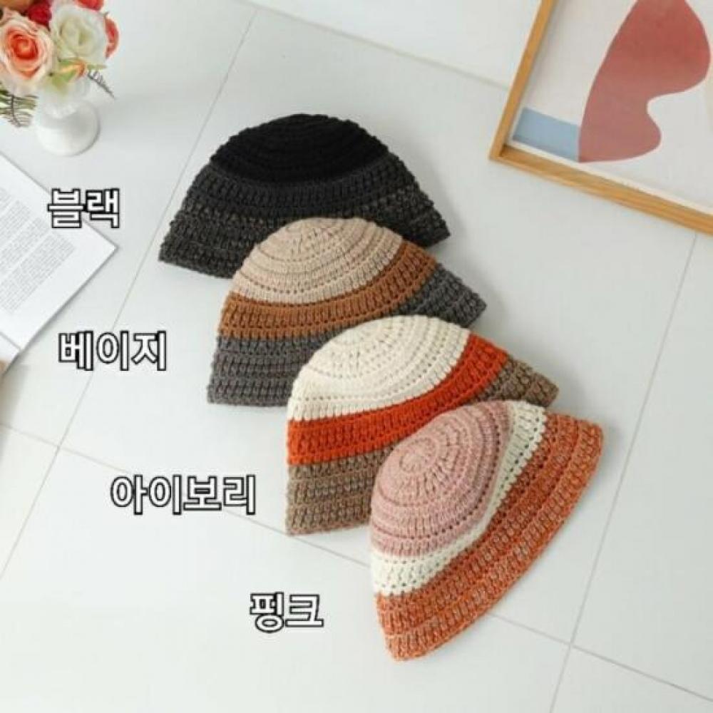 Open Run Women S Chelmei Striped Winter Hat Fw SeaSon