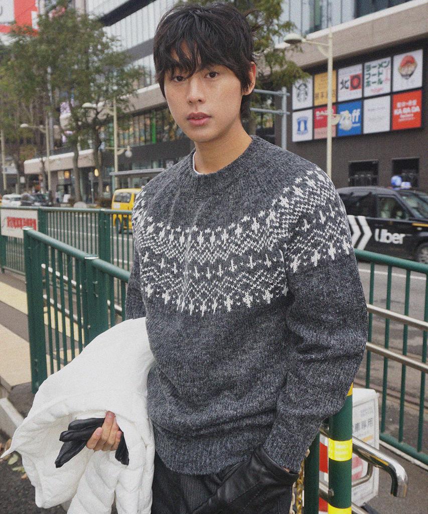 MOOD INSIDE Bern Nordic Round Knit_Charcoal