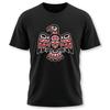 Haida Stil Falke T-Shirt | Pazifischer Nordwesten Indigene Kunst Formlinie Tee