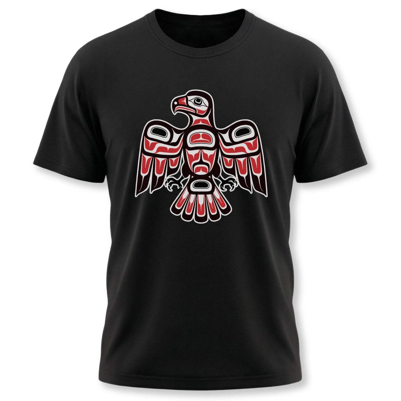 Haida Style Hawk T-Shirt | Pacific Northwest Indigenous Art Formline Tee XXXL