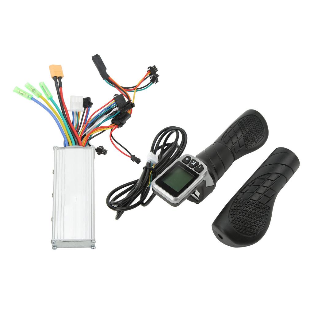 36V 48V 500W Controller LCD Display Bike Brushless Controller with Half Handlebar Grip for Electric
