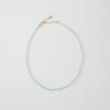 [Judy And Paul] Leshu Sky Blue Bead Chain Necklace N51571