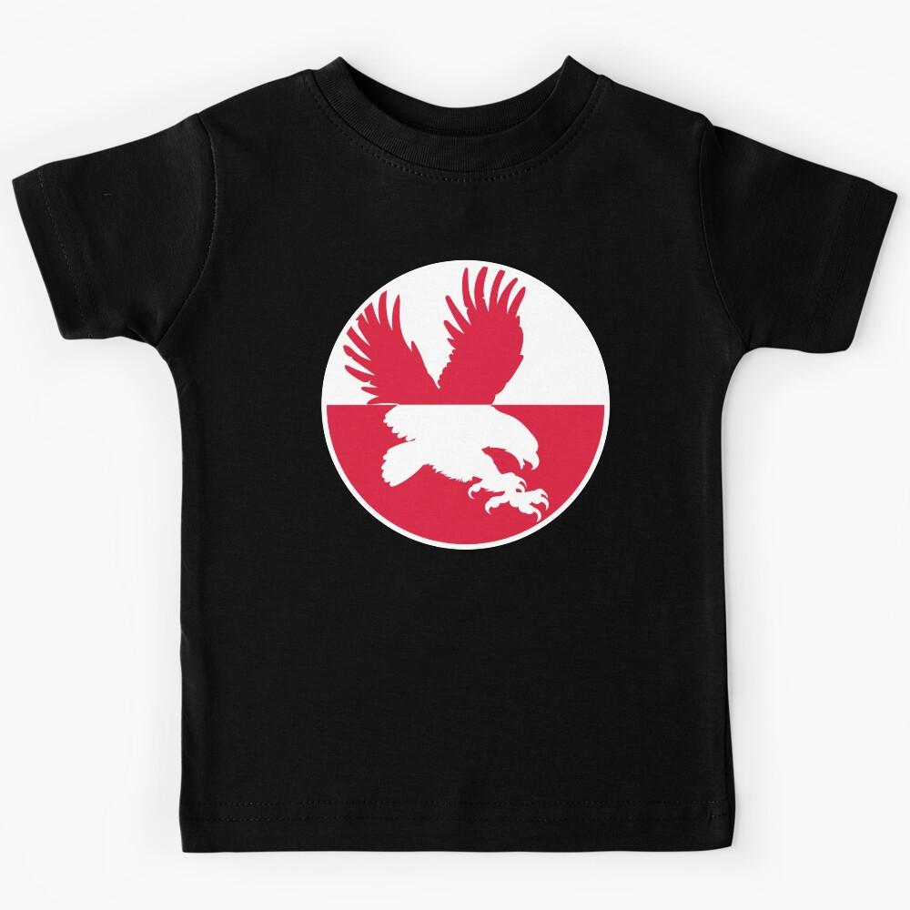 Poland White-tailed eagle Polish National Animal Flag Kids T-Shirt 120