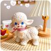 Retro Showa Little Sheep Desk Ornament: Handmade Home Decoration for Office & Room