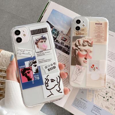 Einzigartige David Clear Handyhülle für iPhone 12 Mini 11 13 Pro Max 7 Xs Max Xr 8 Plus X Silikon Conque Fundas Capa Shell