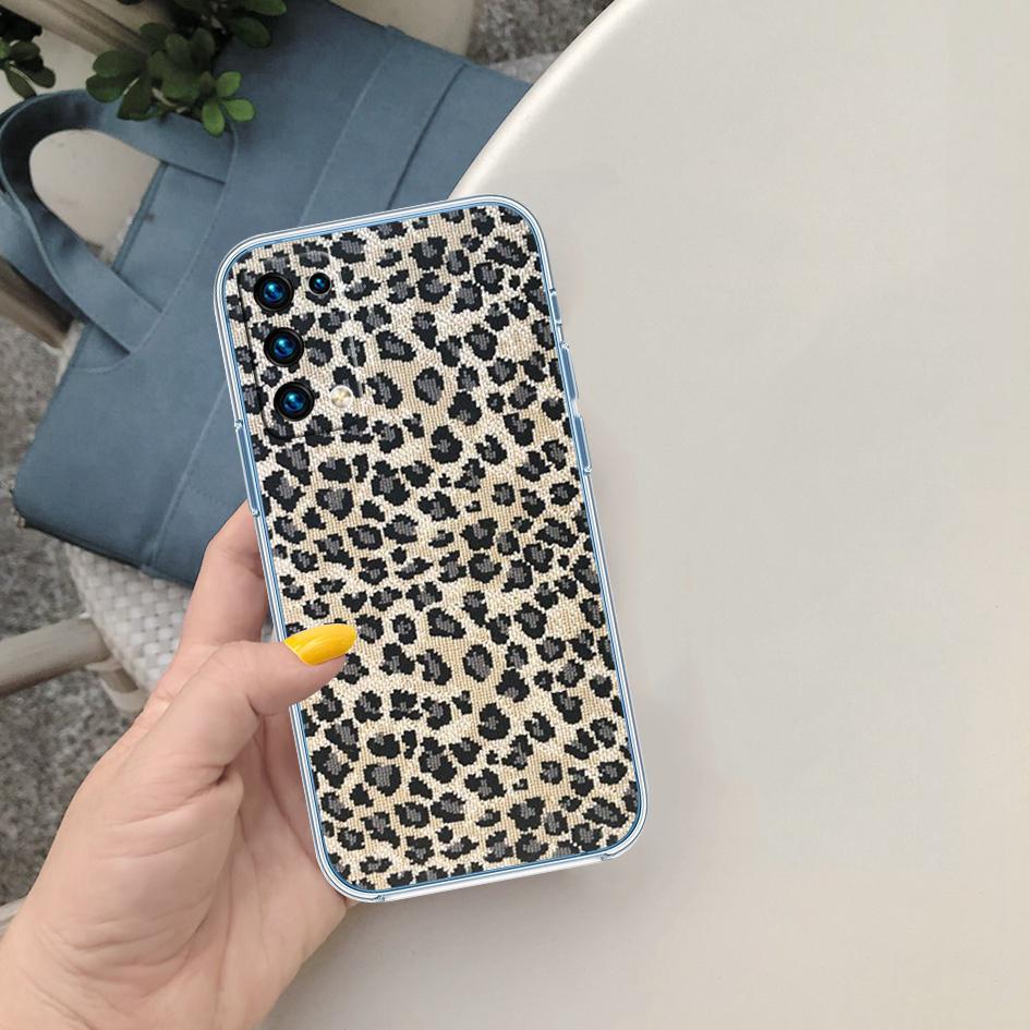Luxury Leopard Phone Case for Motorola Moto E13 E15 E20 E22 22I E22S E30 E32 E40 E7 E7I G Plus Power Play Stylus G22 G14