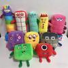 1-10 Numbers Plush 14-30Cm Toys Number Stuffed Dolls Movie Series Cartoon Educational Stuffed Toys Kids Baby Children Gifts