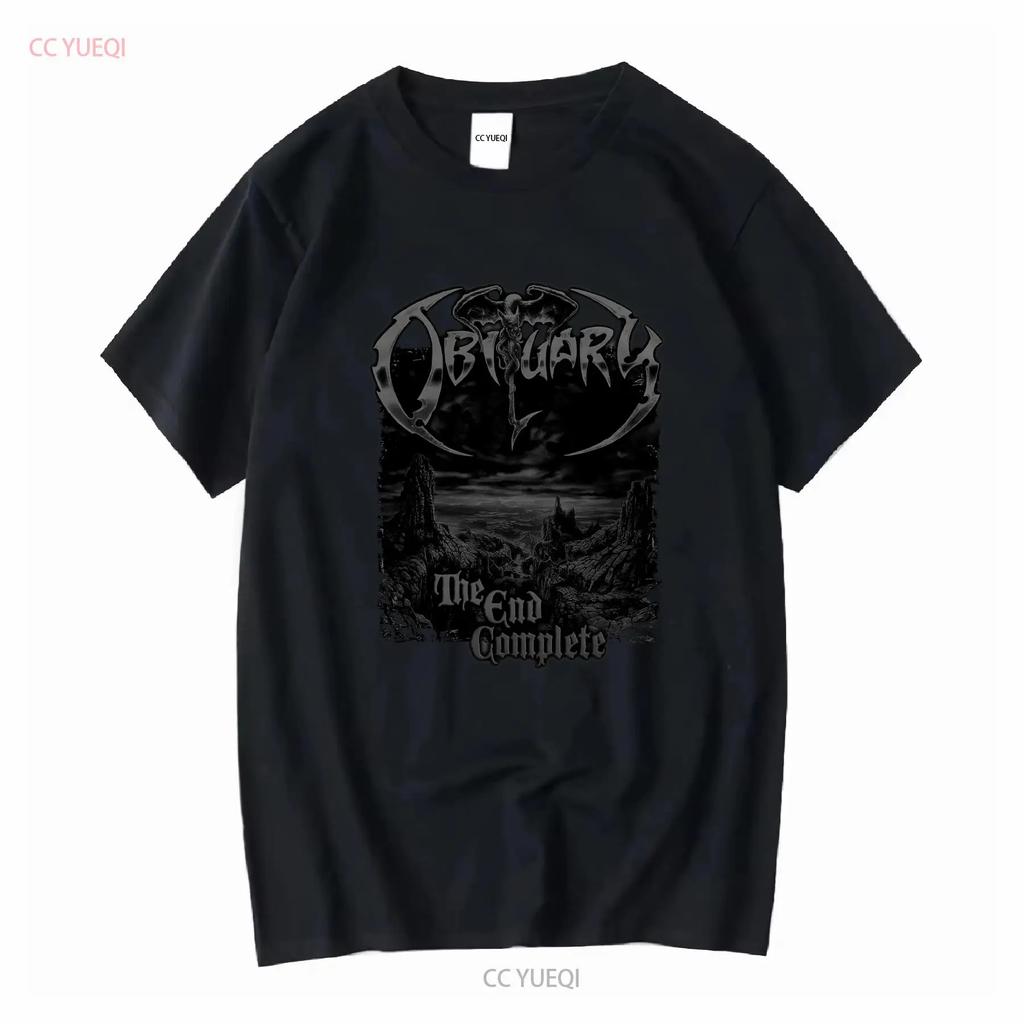 Obituary The End Complete T Shirt cotton Mens all sizes S 5XL 18 colors band poster album cover long or short sleeves vintage