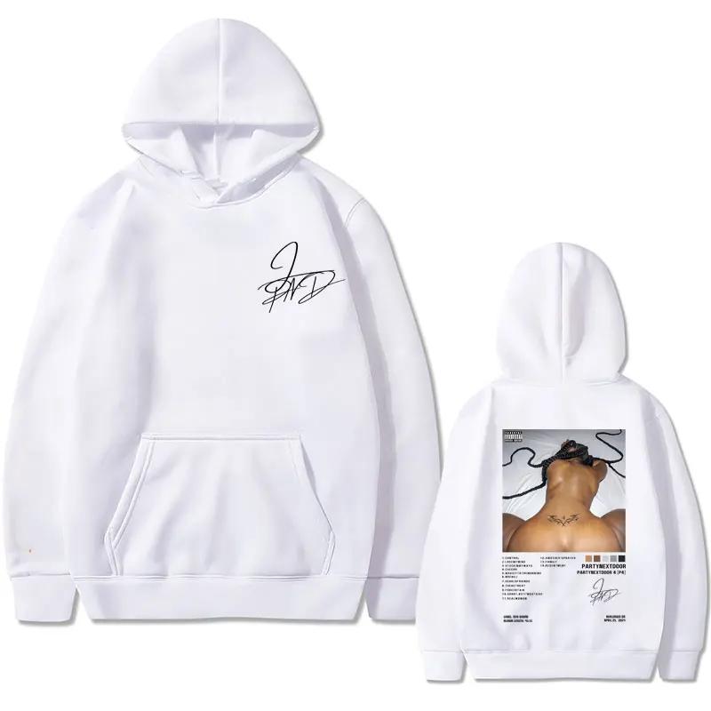 New Hot Sale Rapper Partynextdoor PARTYNEXTDOOR 4 Album Cover Graphic Hoodie Men Women Fashion Casual Oversized Pullover Hoodies