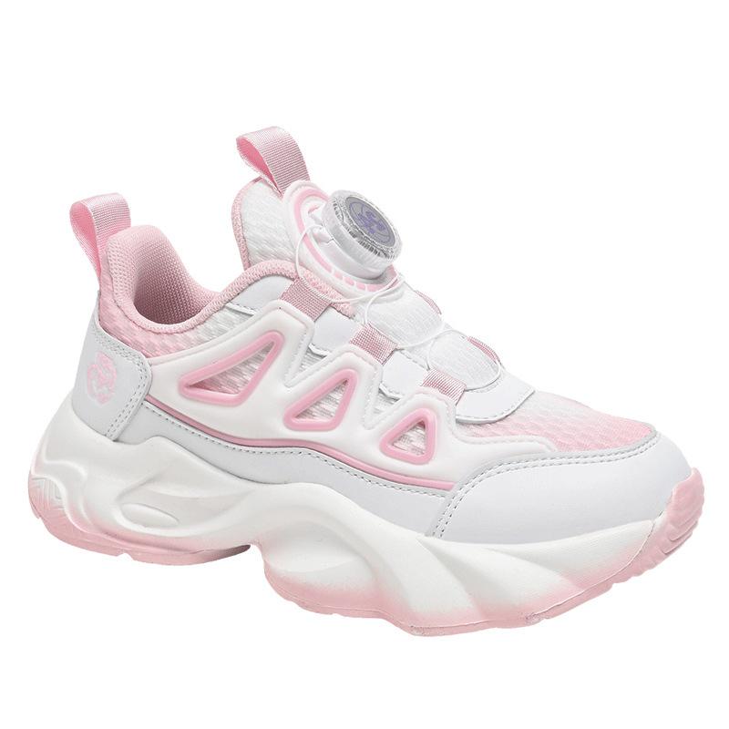 Atmungsaktive Netz-Laufschuhe für Mädchen, Trendige Sport-Freizeitschuhe für Grund- und Sekundarschüler, Herbstkollektion 2025