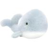 Jellycat Ocean Waverly Whale Soothing Grey Doll Plush Figure 8cm High