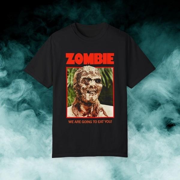 Zombie Horror Movie Tee Unisex Short Sleeve Shirt S-5XL