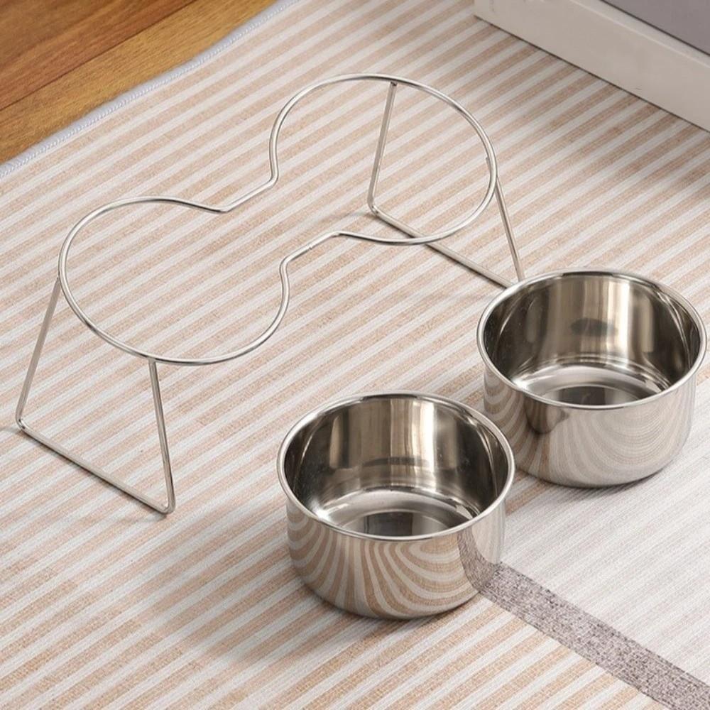 Fall-Resistant Neck Protector Bowl with Stand Elevated Cat Food Bowl  Daily Feeding