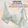 Large Size Anti-sagging Breathable Full Cup Thin Adjustable Underwear Push-up Comfortable Breast Control Bra