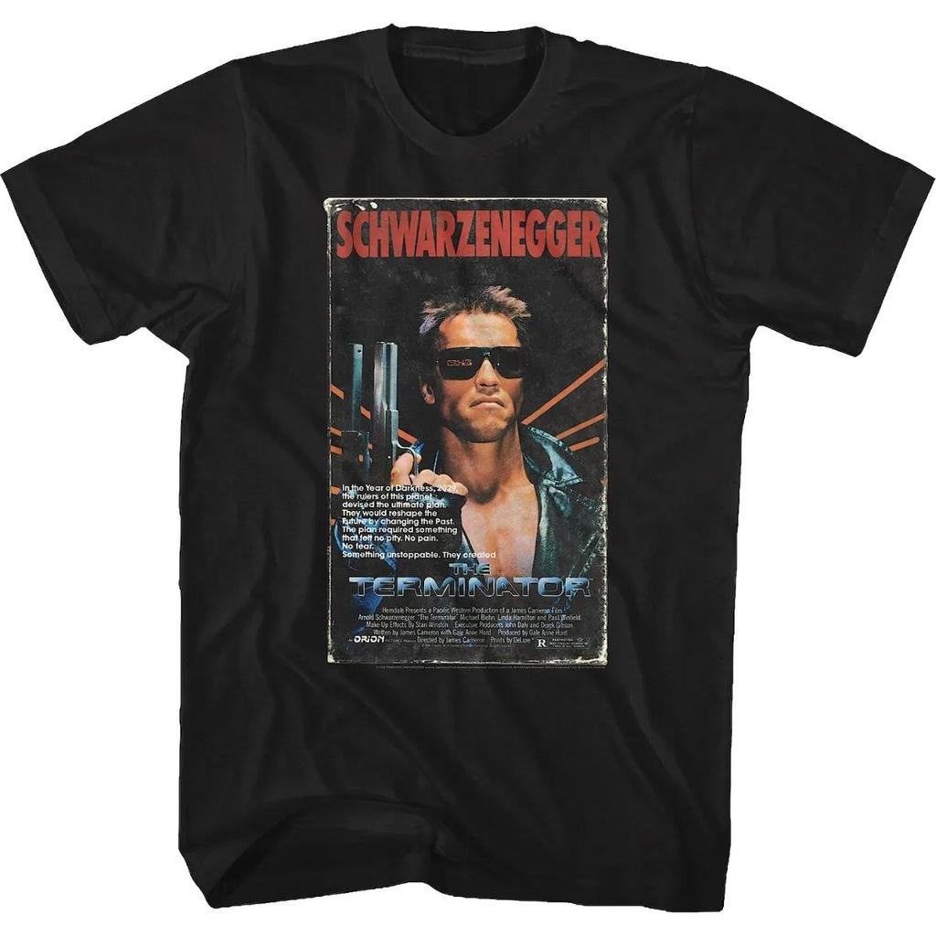 Vintage Y2k Classic Moive T Shirtsclassic Movie Joint Terminator The Terminator Retro Tshirt Print Cottontees Casual Loose Tops