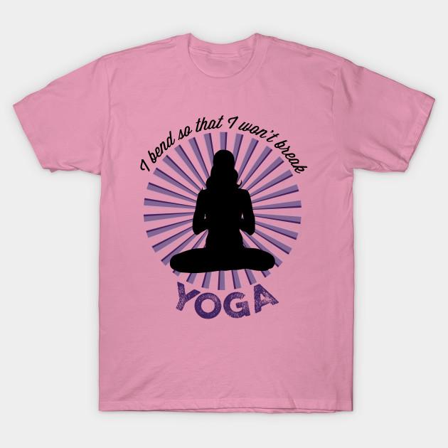 T Shirt Women Bend Dont Break Yoga Tee Harajuku Print Kawaii Tshirt Summer Short Sleeve Female T-Shirt Top Tee