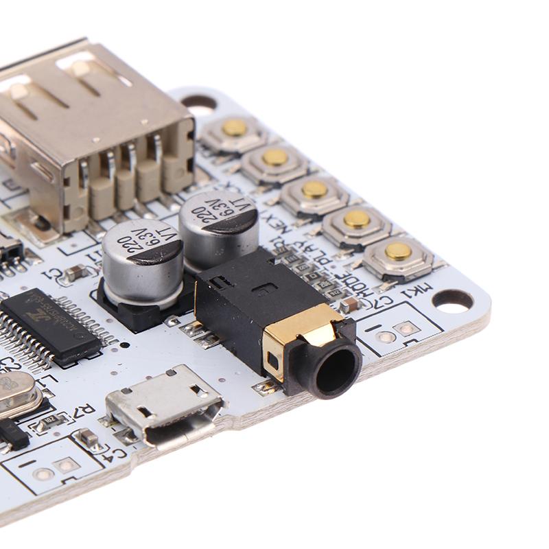 Bluetooth Audio Receiver Board With Usb Tf Card Slot Decoding Playback Preamp Output A7-004 5V 2.1 Wireless Stereo Music Module