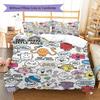 Herr. Herren Little Miss Muster Bettwäsche, Steppbett Set Bettbezug Kissenbezug Haus Geburtstag Geschenk (1 Bettbezug + 2 Kissenbezüge, ohne Füllung)