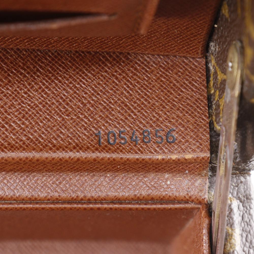 Louis Vuitton Prezidentský kufr M53012 vintage Aktovka Hnědá Monogramová plátnovina unisex Použitý