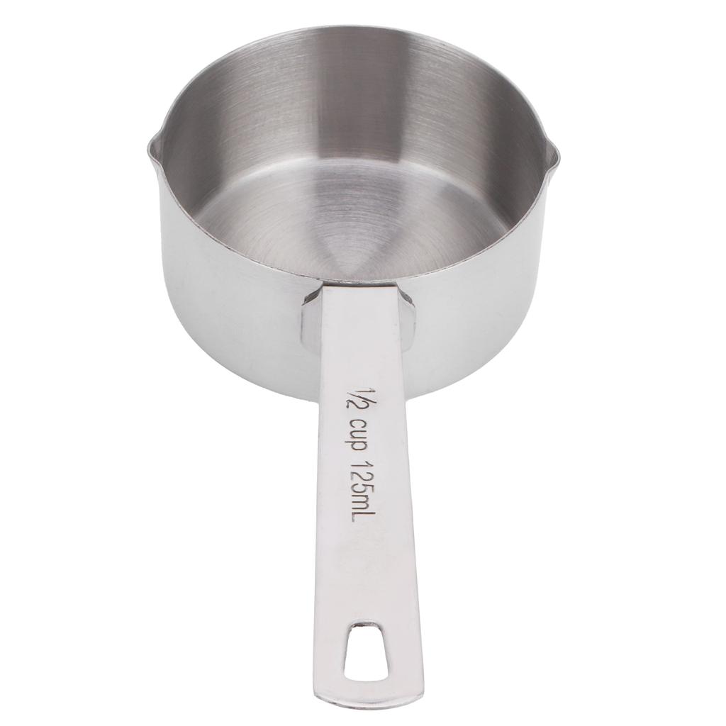 Baking Measuring Spoon 304 Stainless Steel Measuring Cup Scoop with Scales Kitchen